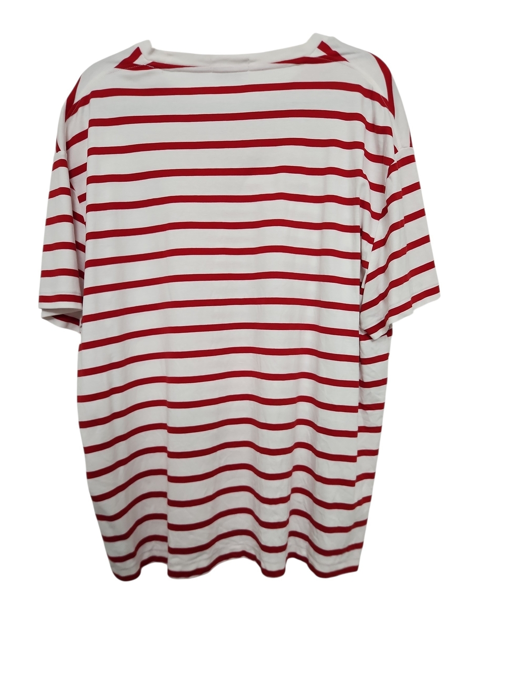 Polo by Ralph Lauren White Tee with Red Stripes and Navy Pony - Picture 5 of 5